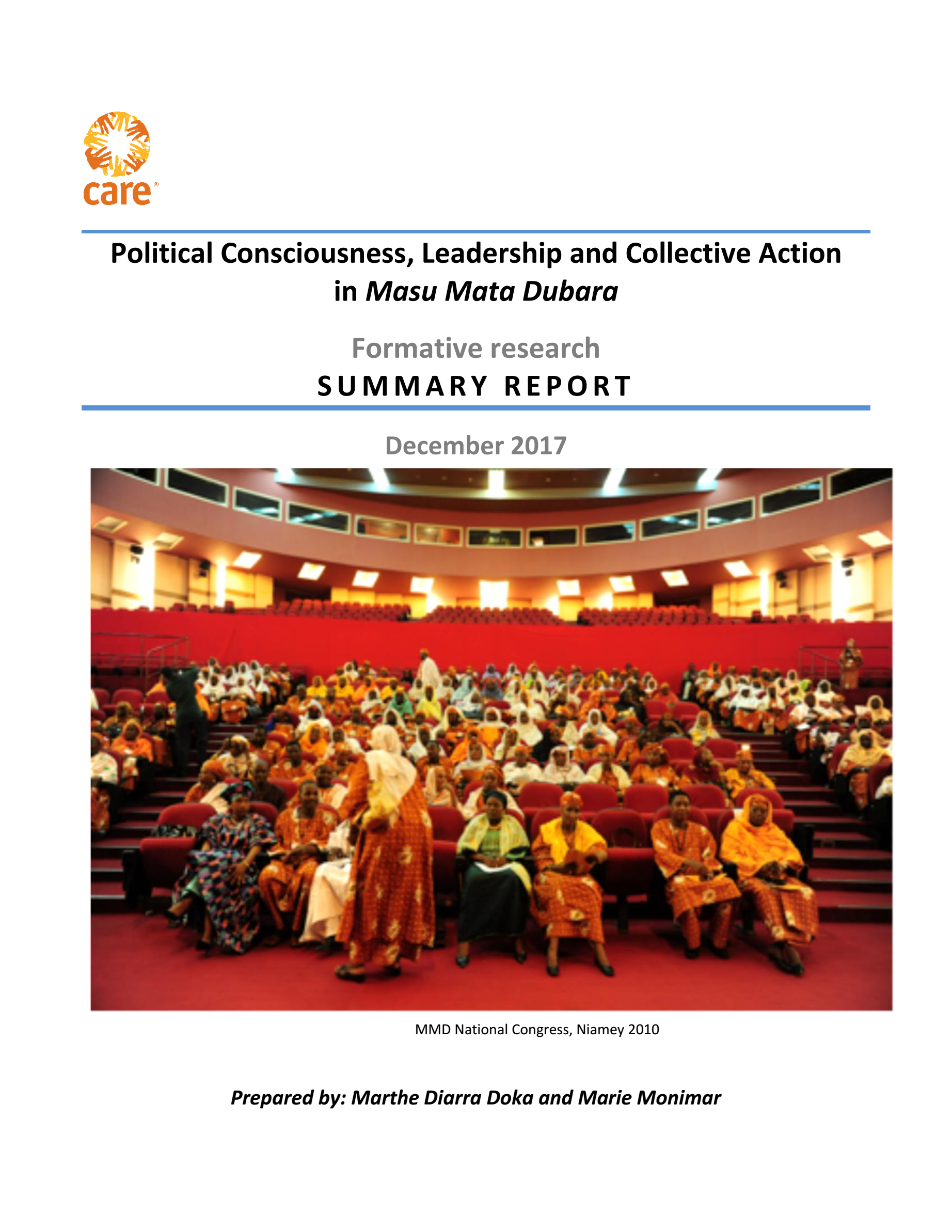 Political Consciousness, Leadership and Collective Action in Masu Mata Dubara
