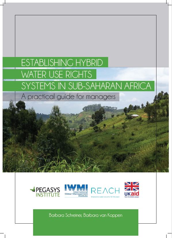 Establishing Hybrid Water Use Rights Systems In Sub-Saharan Africa