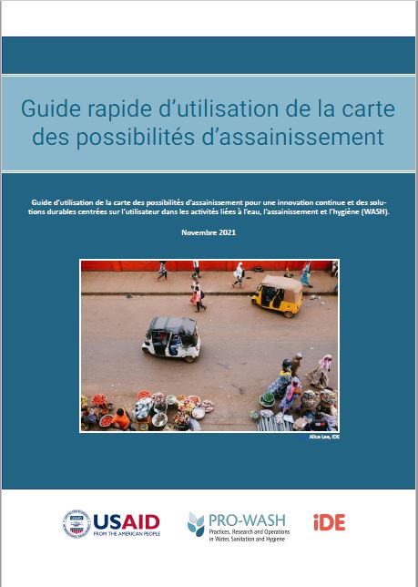 Page de couverture du rapport La carte des possibilités d'assainissement 