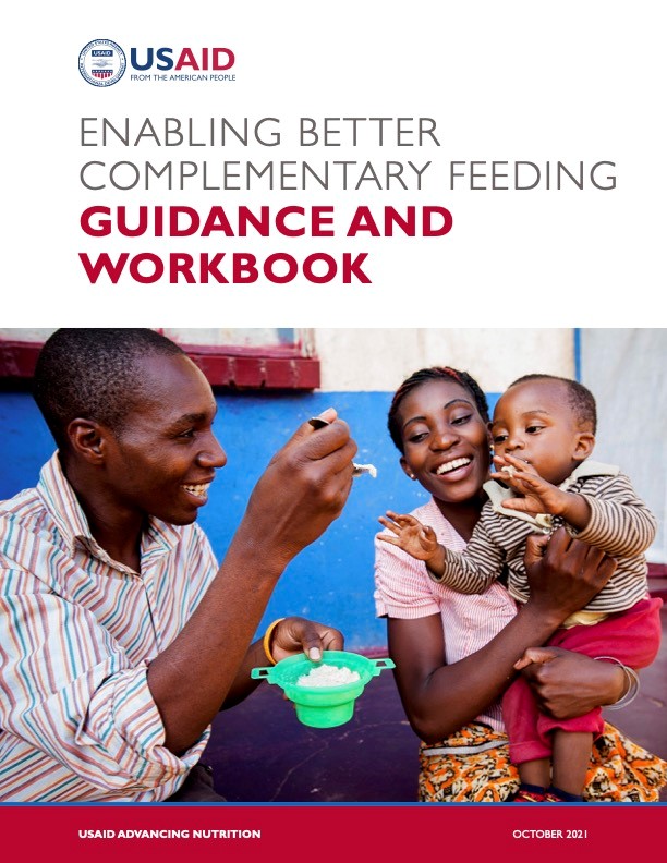Cover-page for Enabling Better Complimentary Feeding Guidance and Workbook