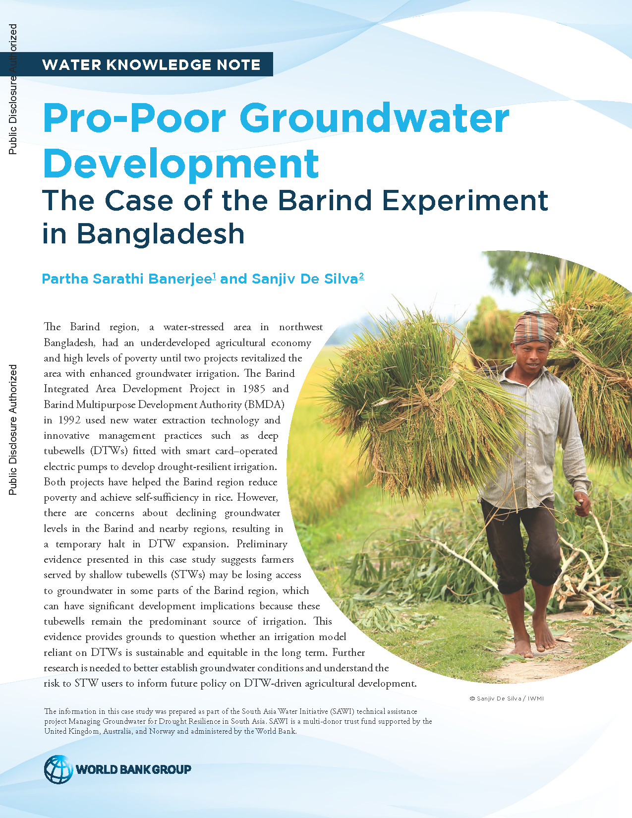 Cover-page for Pro-Poor Groundwater Development report
