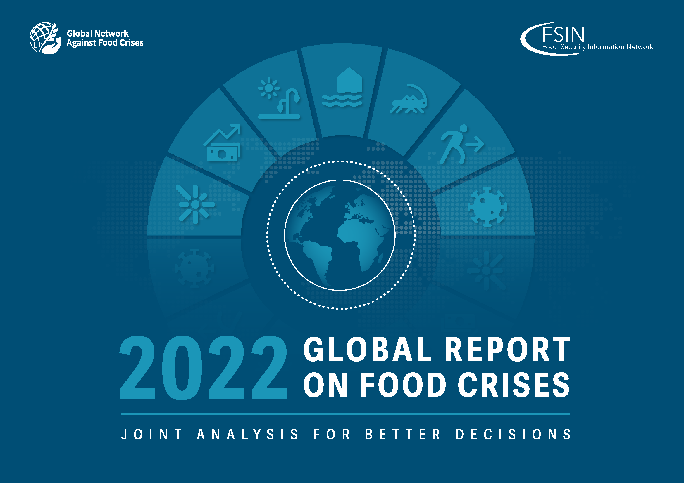 Cover page for 2022 Global Report on Food Crises