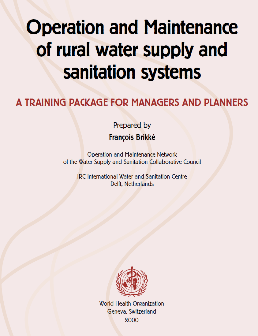 Cover page for Operation and Maintenance of Rural Water Supply and Sanitation Systems