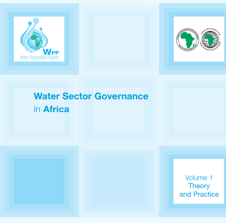 Cover page for water sector governance in Africa volume 1 theory and practice