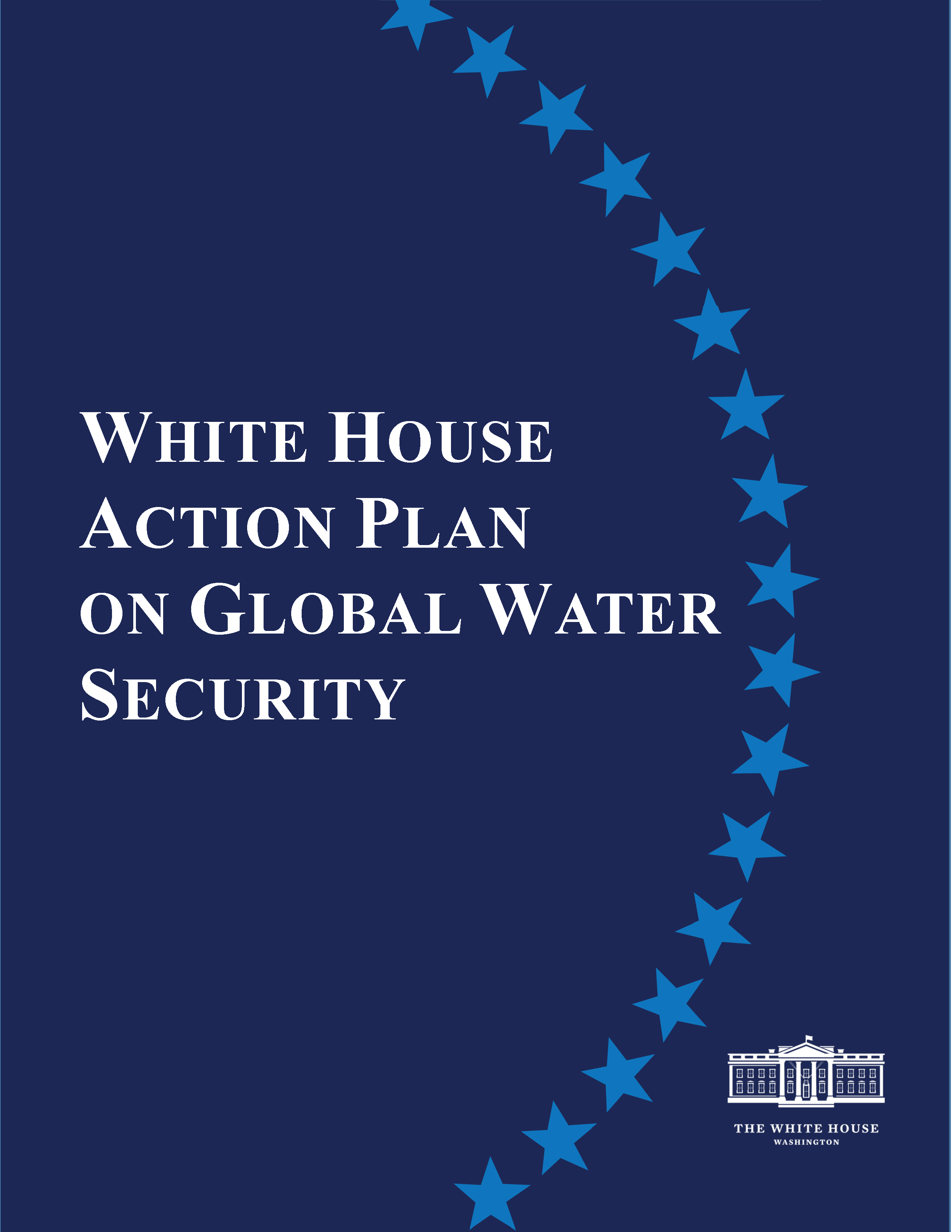Cover page for White House Action Plan on Global Water Security 