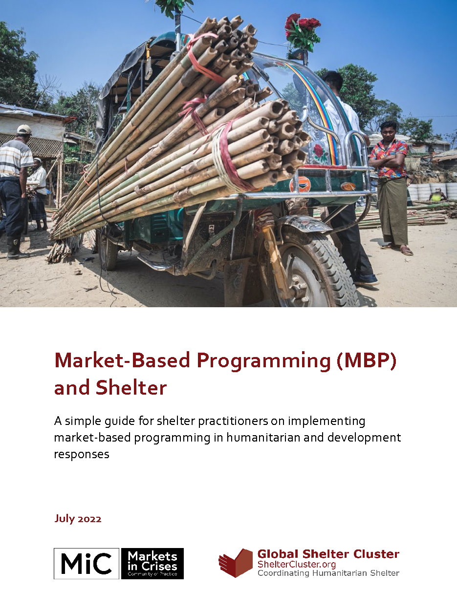 Cover page for Market-based Programming and Shelter