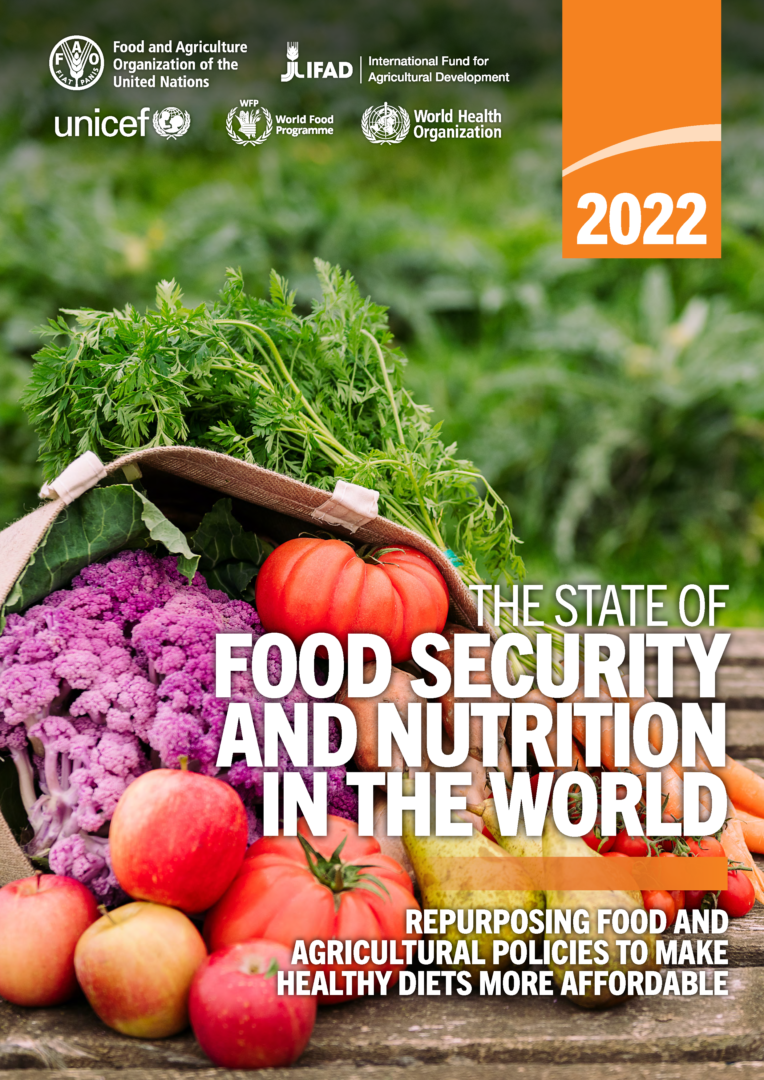 Cover page for The State of Food Security and Nutrition in the World 2022