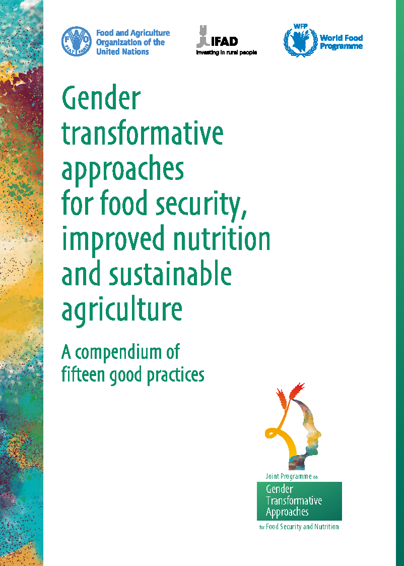 Cover page for Gender Transformative Approaches for Food Security, Improved Nutrition, and Sustainable Agriculture