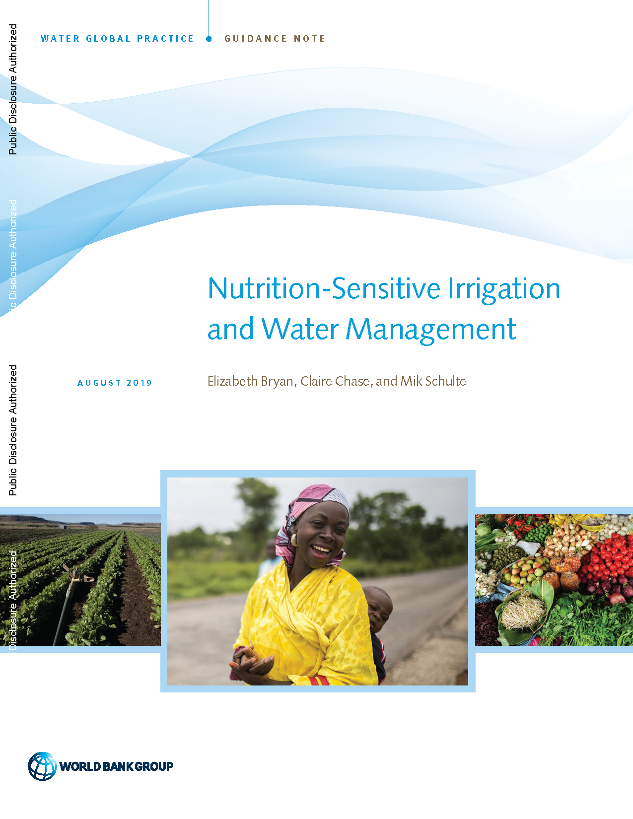 Cover page for Nutrition-Sensitive Irrigation and Water Management