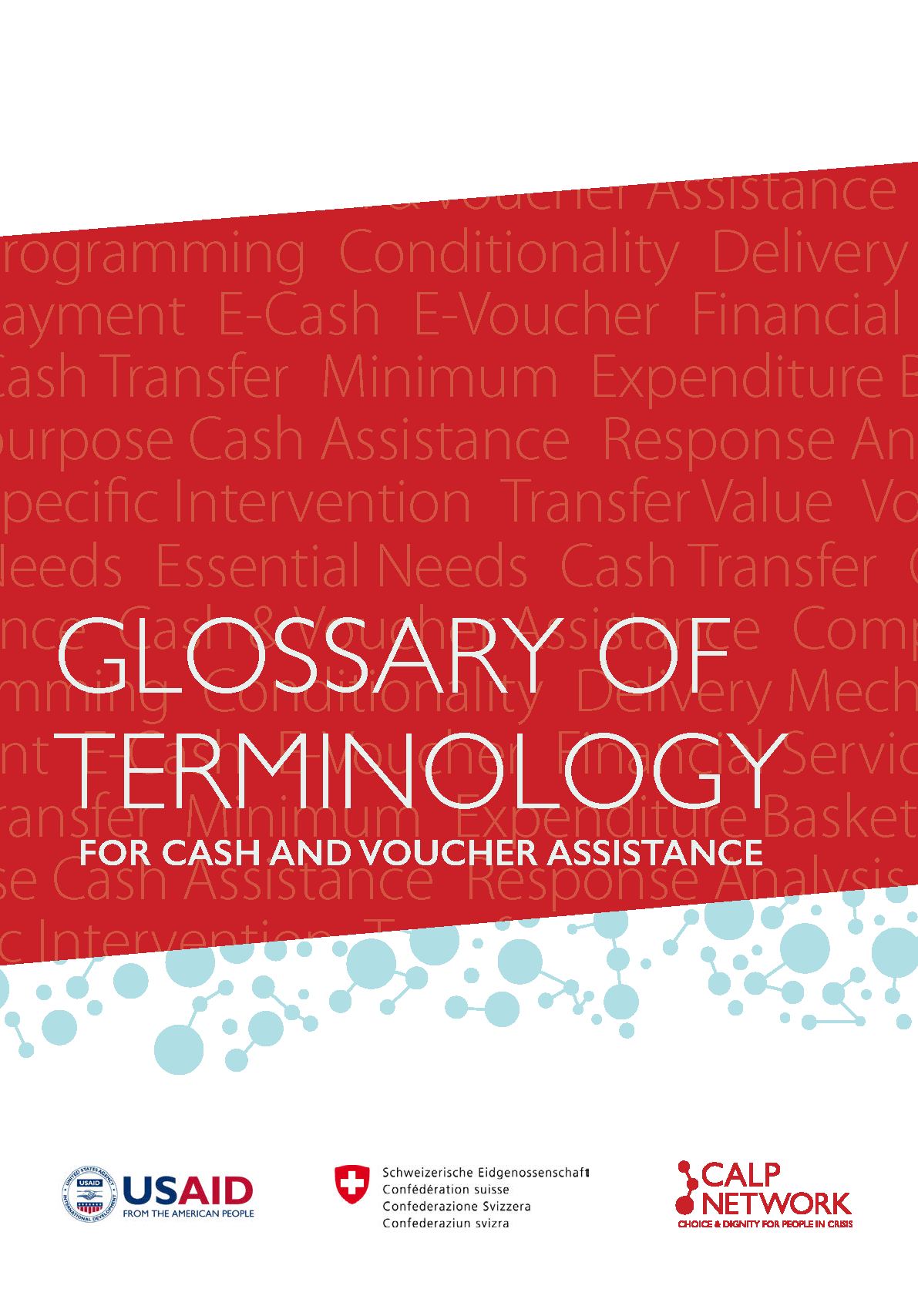 Cover page for Glossary of Terminology for Cash and Voucher Assistance