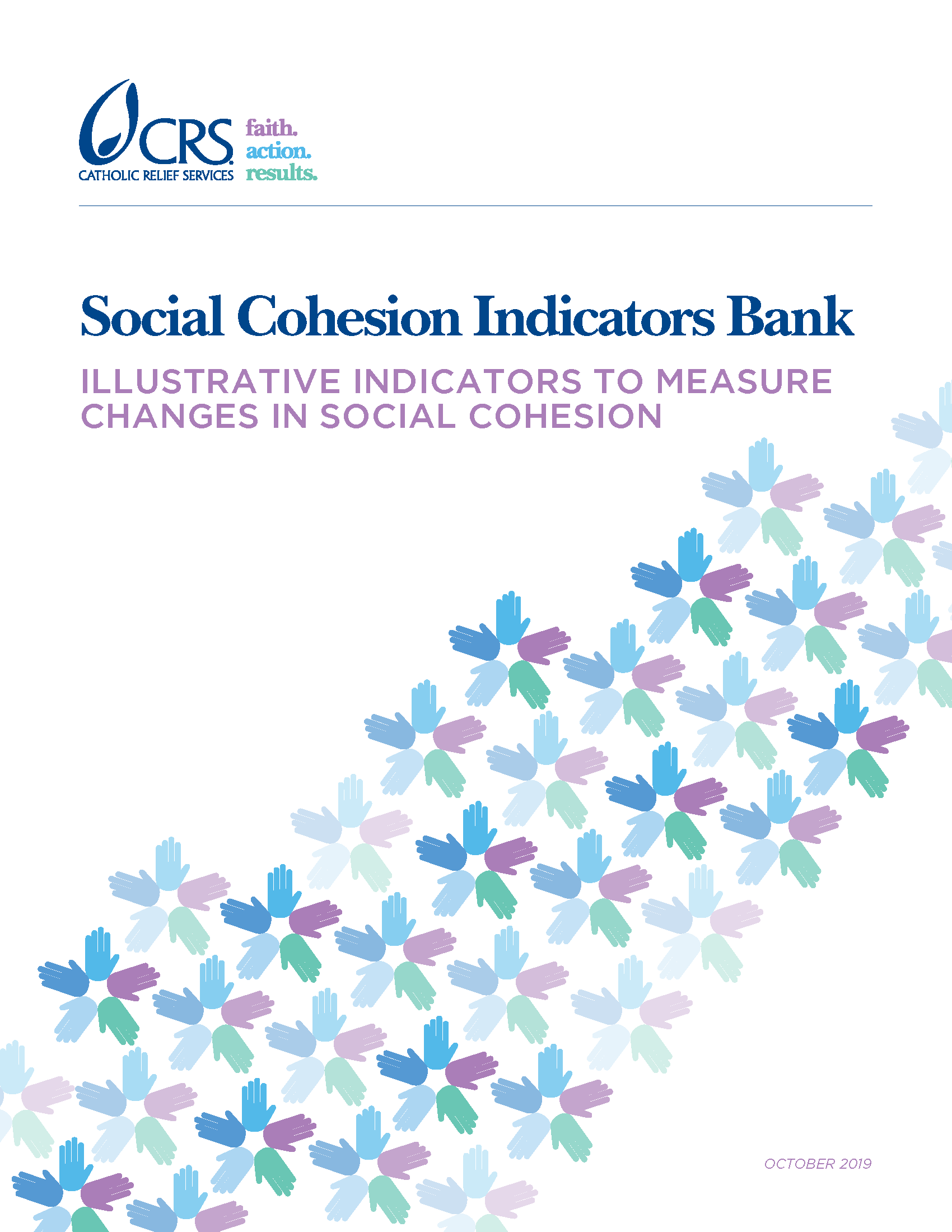 Cover page for Social Cohesion Indicators Bank