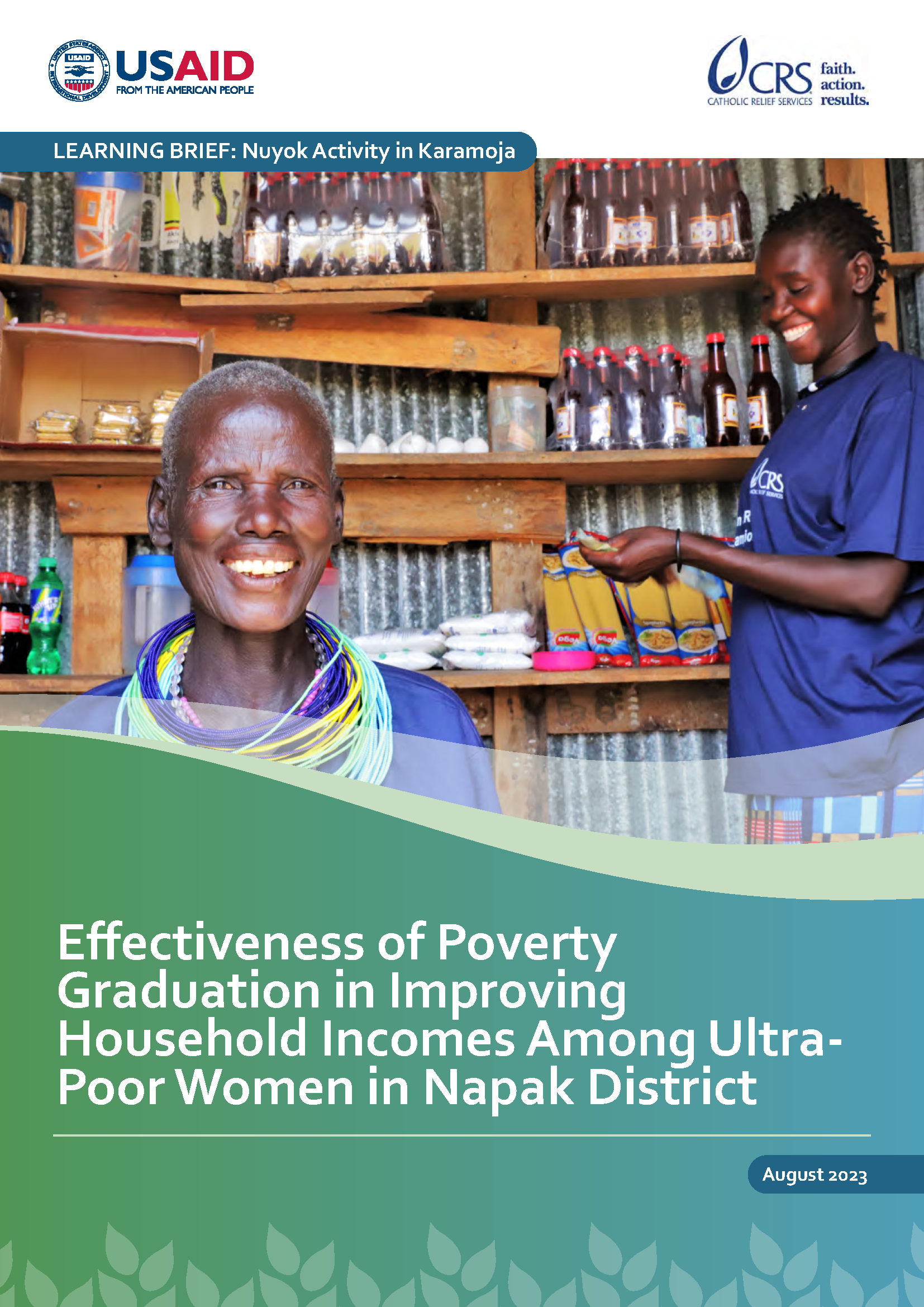 Cover Page of Effectiveness of Poverty Graduation in Improving Household Incomes Among Ultra-Poor Women in Napak District