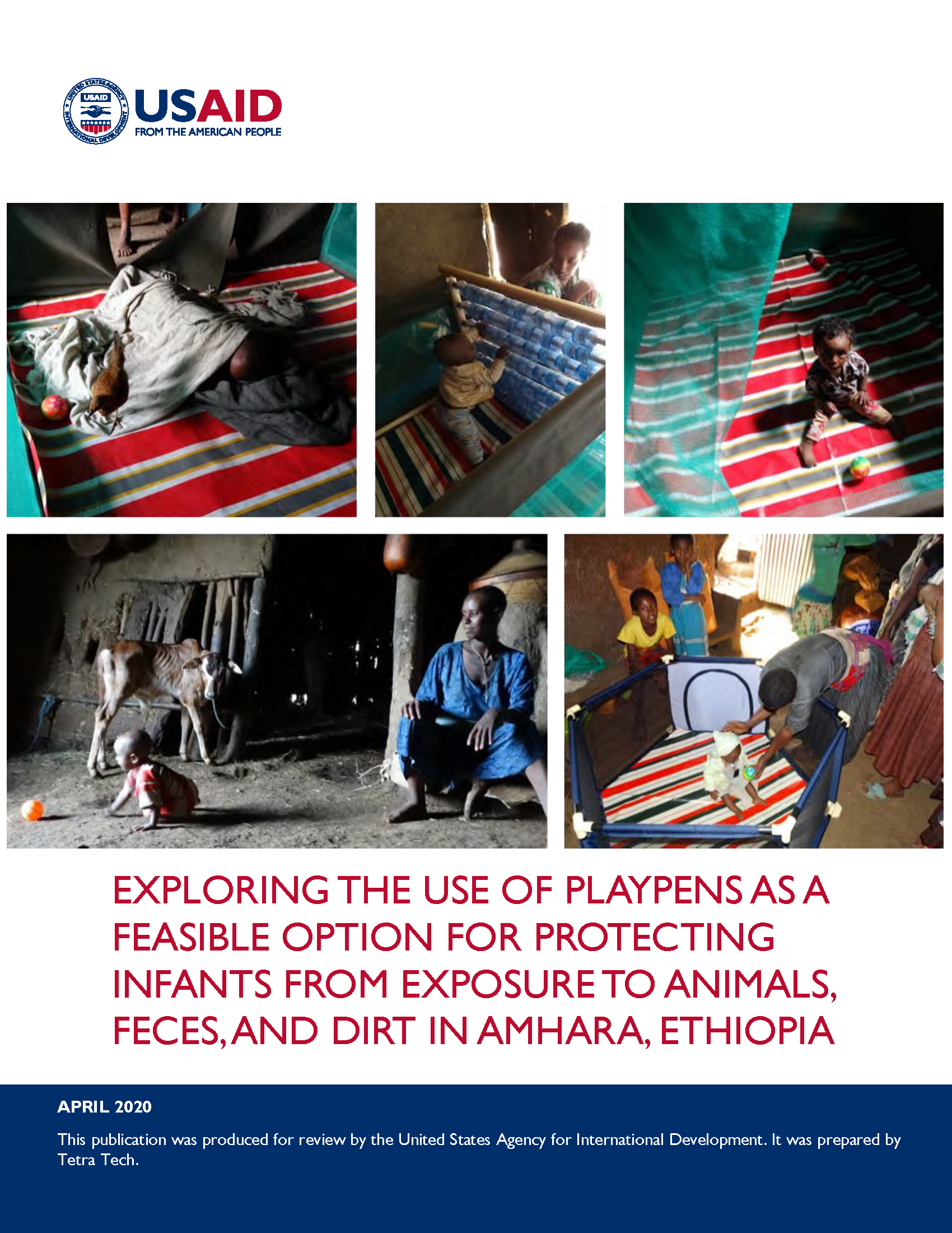 Cover Page for Exploring The Use Of Playpens As A Feasible Option For Protecting Infants From Exposure To Animals, Feces, And Dirt In Amhara, Ethiopia