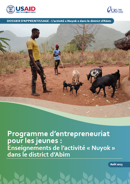 Cover page for Programme d’entrepreneuriat pour les jeunes : Enseignements de l’activité « Nuyok » dans le district d’Abim