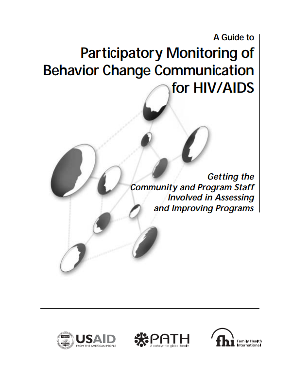 Download Resource: A Guide to Participatory Monitoring of Behavior Change Communication for HIV/AIDS
