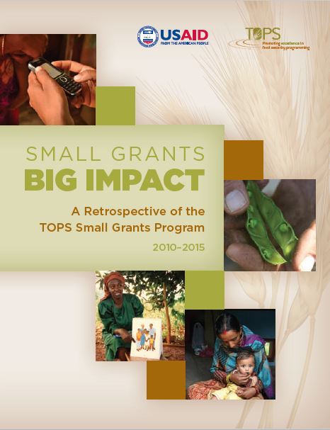Download Resource: Small Grants, Big Impact: A Retrospective of the TOPS Small Grants Program 2010-2015