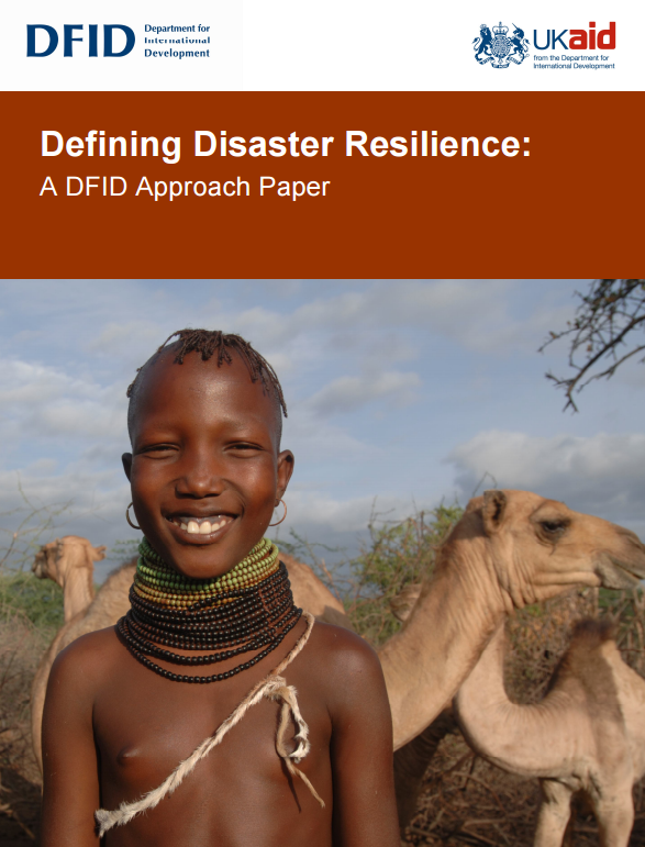 Download Resource: Defining Disaster Resilience: A DFID Approach Paper