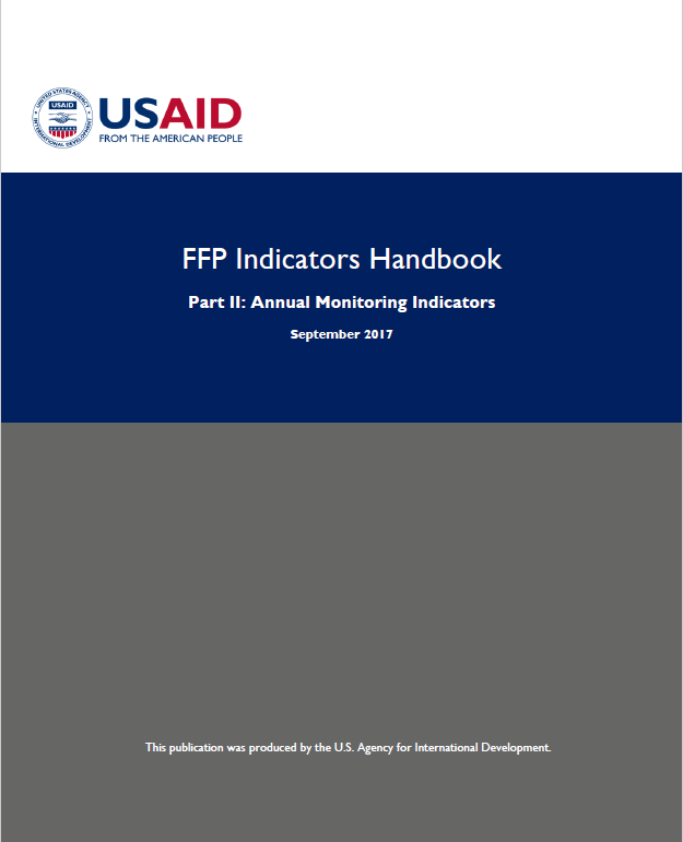 Download Resource: USAID Office of Food for Peace (FFP) Indicators