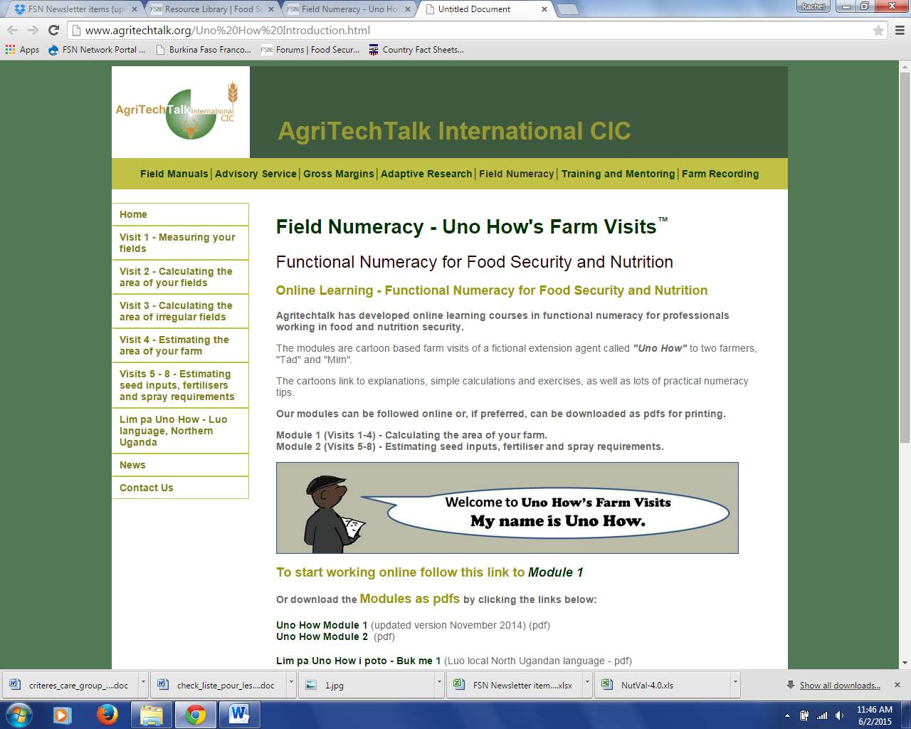 Download Resource: Field Numeracy - Uno How's Farm Visits™