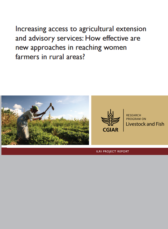 Download Resource: Increasing Access to Agricultural Extension and Advisory Services: How Effective Are New Approaches in Reaching Women Farmers in Rural Areas?