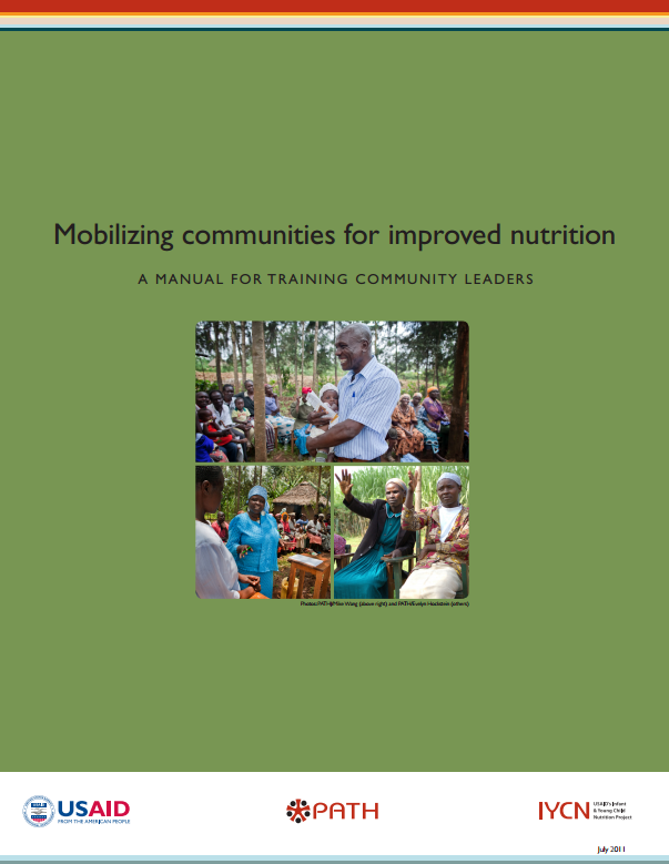 Download Resource: Mobilizing Communities for Improved Nutrition: A Manual and Guide for Training Community Leaders