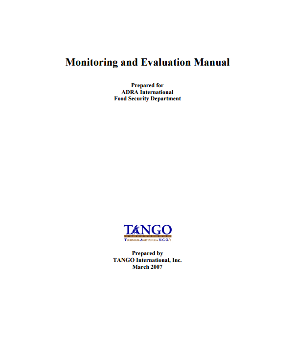 Download Resource: Monitoring and Evaluation Manual