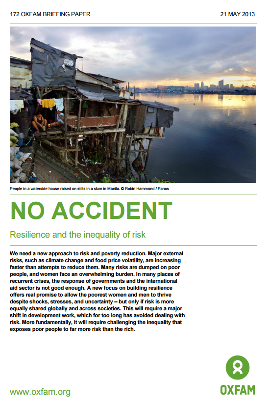 Download Resource: No Accident: Resilience and the Inequality of Risk 