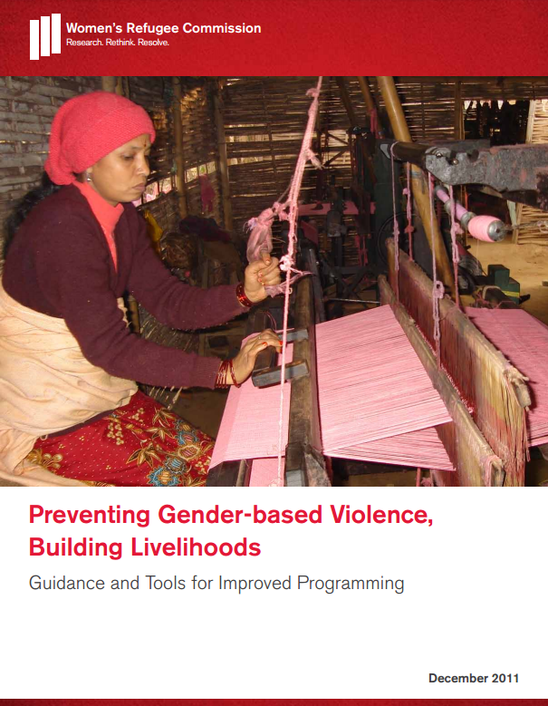 Download Resource: Preventing Gender-based Violence, Building Livelihoods: Guidance and Tools for Improved Programming  