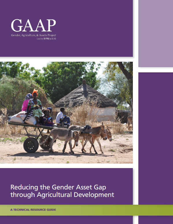 Download Resource: Reducing the Gender Asset Gap through Agricultural Development