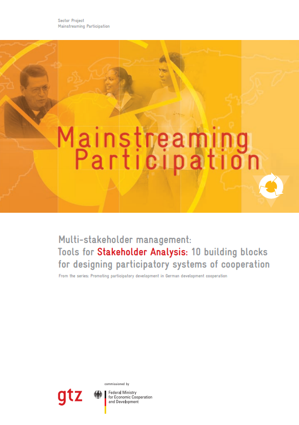 Download Resource: Tools for Stakeholder Analysis: 10 Building Blocks for Designing Participatory Systems of Cooperation