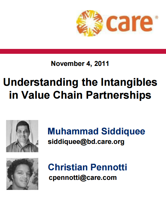 Download Resource: Understanding the Intangibles in Value Chain Partnerships