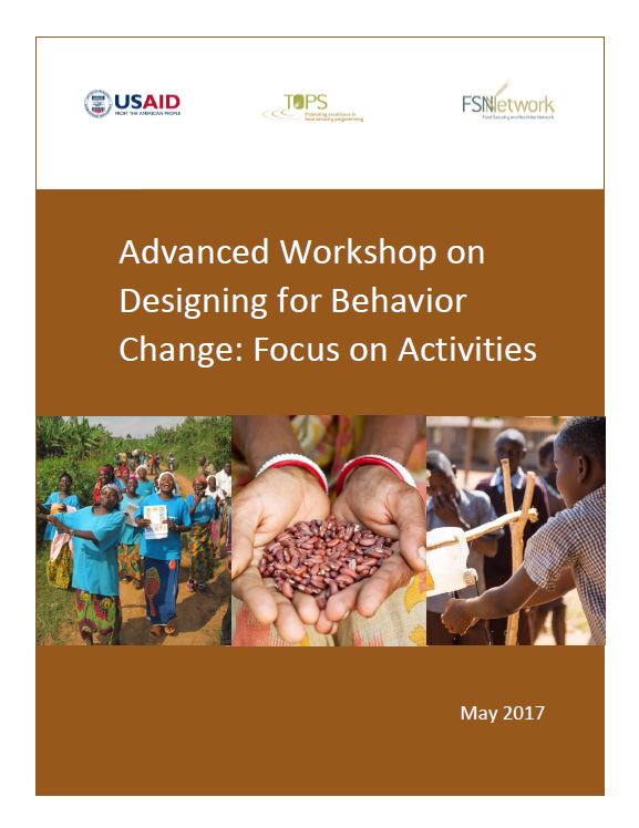 Download Resource: Advanced Workshop on Designing for Behavior Change: Focus on Activities