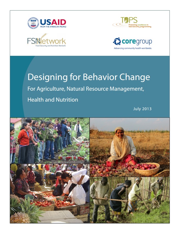 Download Resource: Designing for Behavior Change: For Agriculture, Natural Resource Management, Health and Nutrition
