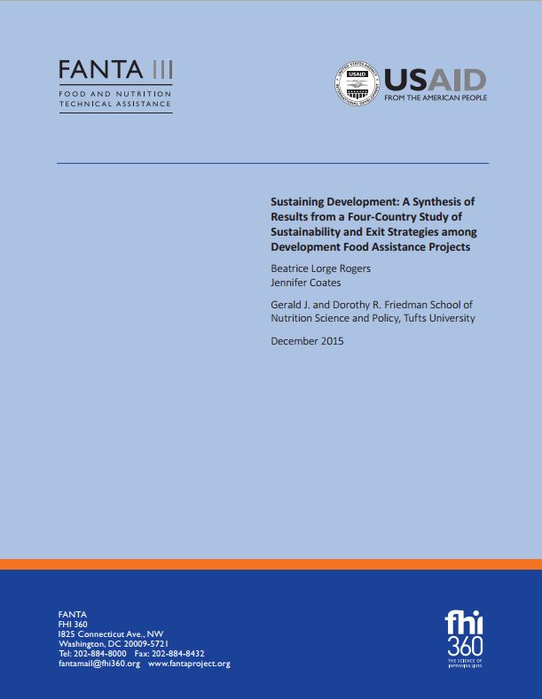 Download Resource: Effective Sustainability and Exit Strategies for USAID FFP Development Food Assistance Projects