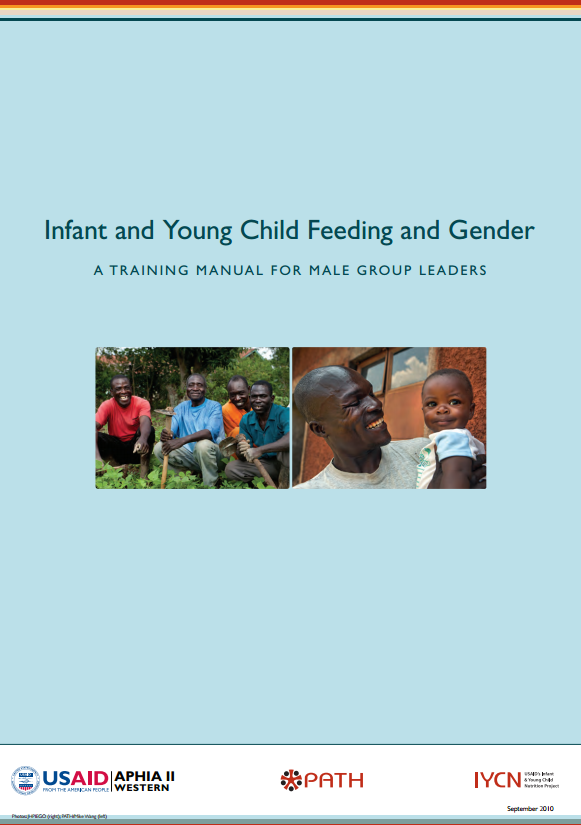 Download Resource: Infant and Young Child Feeding and Gender Manuals for Male Group Leaders