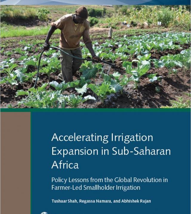Cover page of World Bank Accelerating Irrigation Expansion in Sub Saharan Africa