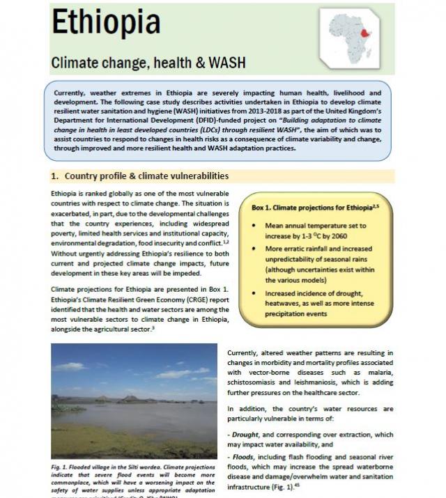 Ethiopia - Climate Change, Health and WASH
