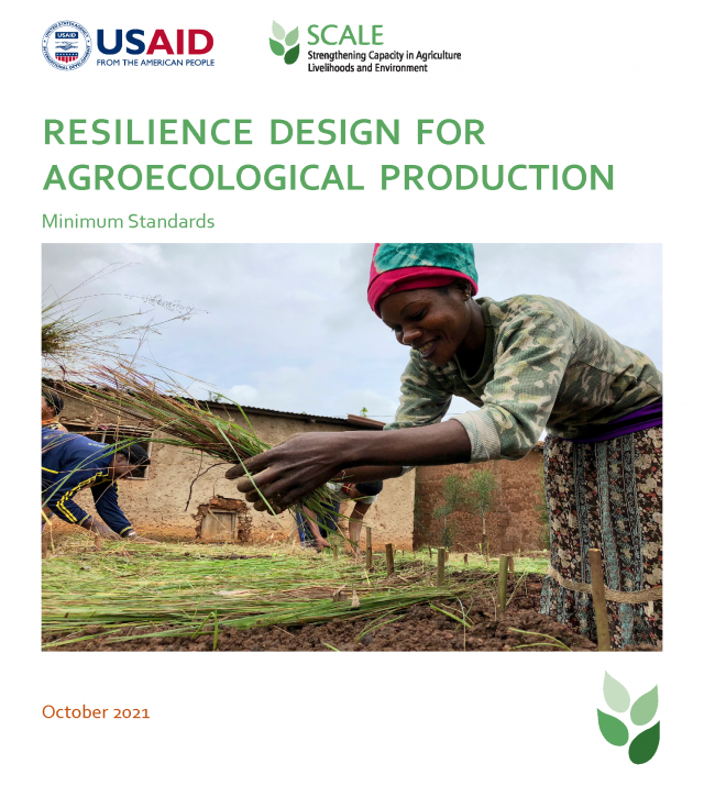 Cover page of "Resilience Design for Agroecological Production"
