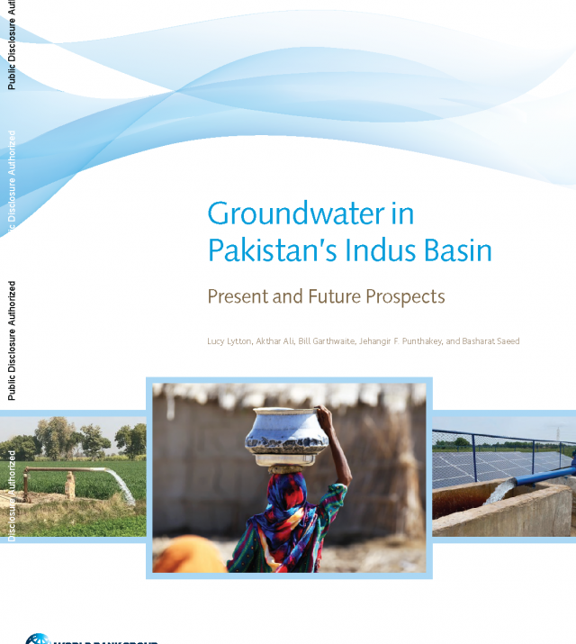 Cover-page for Groundwater in Pakistan's Indus Basin report