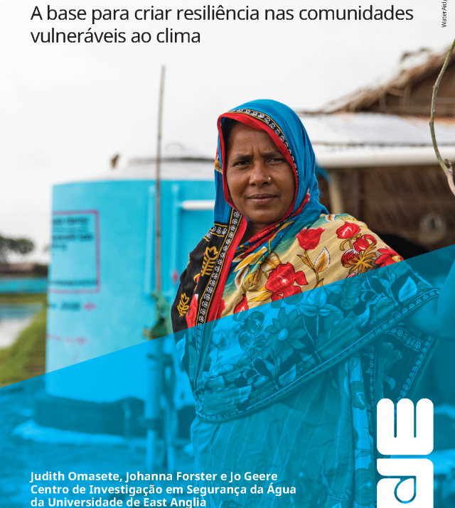 Capa para Água, Saneamento, e Higiene: A Base Para Criar Resiliência nas Comunidades Vulneráveis ao Clima