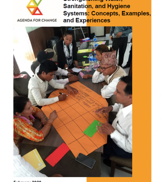 Cover-page for Strengthening Water, Sanitation, and Hygiene Systems: Concepts, Examples, and Experiences