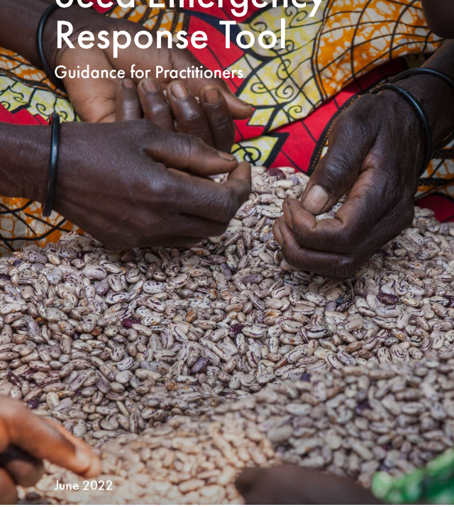 Cover for Seed Emergency Response Tool: Guidance For Practitioners