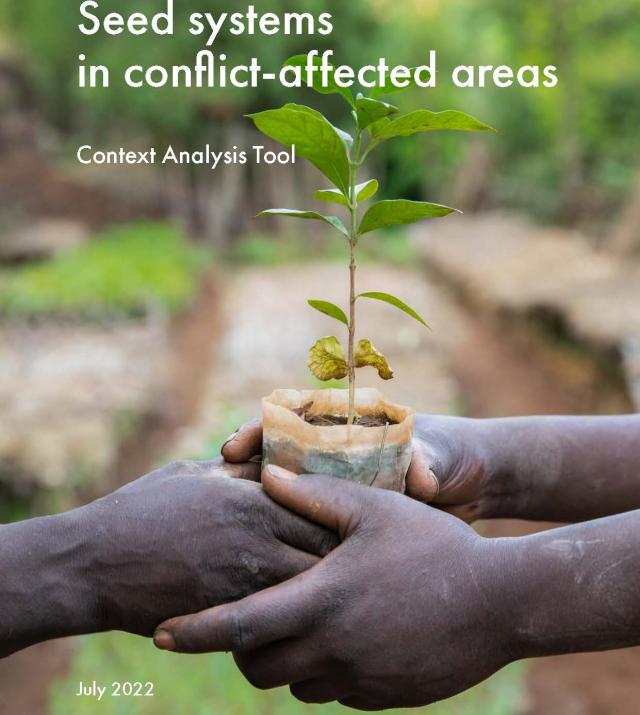 Seed Systems in Conflict-Affected Areas Context Analysis Tool Front Cover