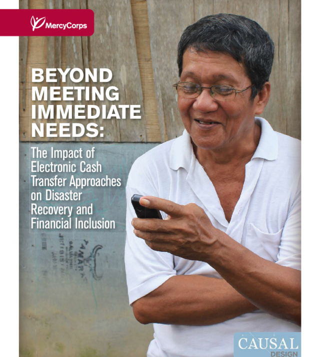 Cover of Report with Man looking at phone