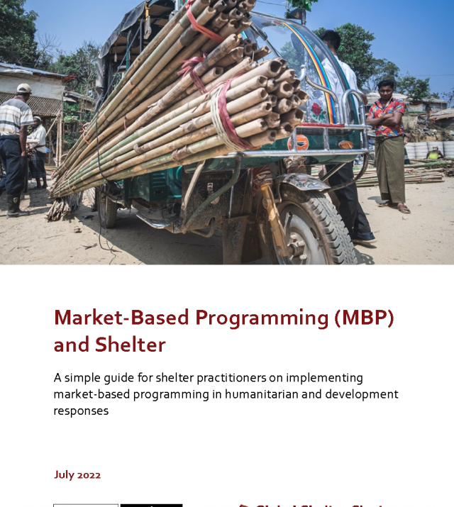 Cover page for Market-based Programming and Shelter