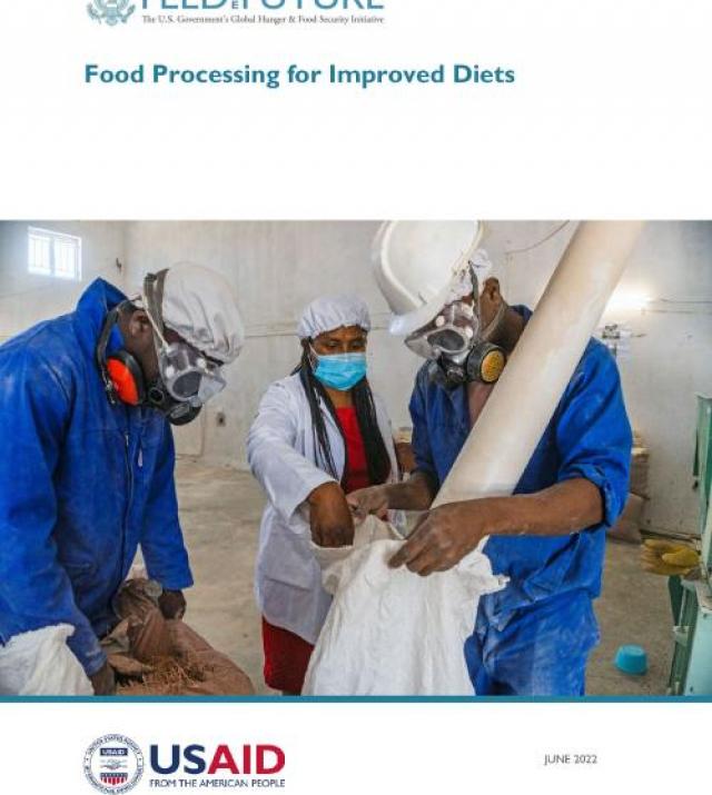 Cover page for Food Processing for Improved Diets