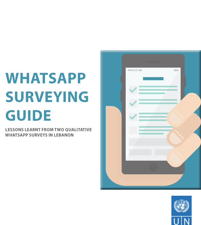 Cover page for UNDP Innovation 'Speak up via WhatsApp' Project - WhatsApp Guide book