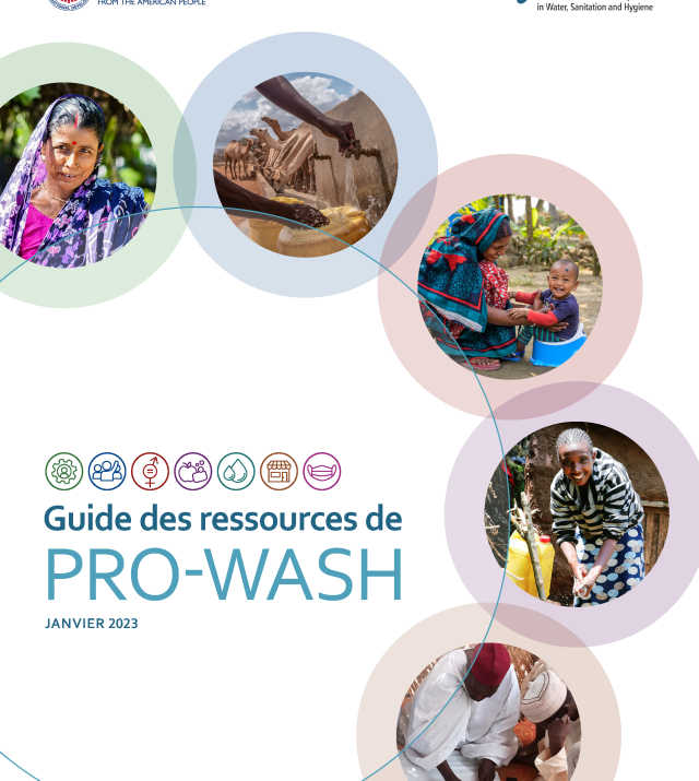 Page de couverture pour Guide des ressources de PRO-WASH