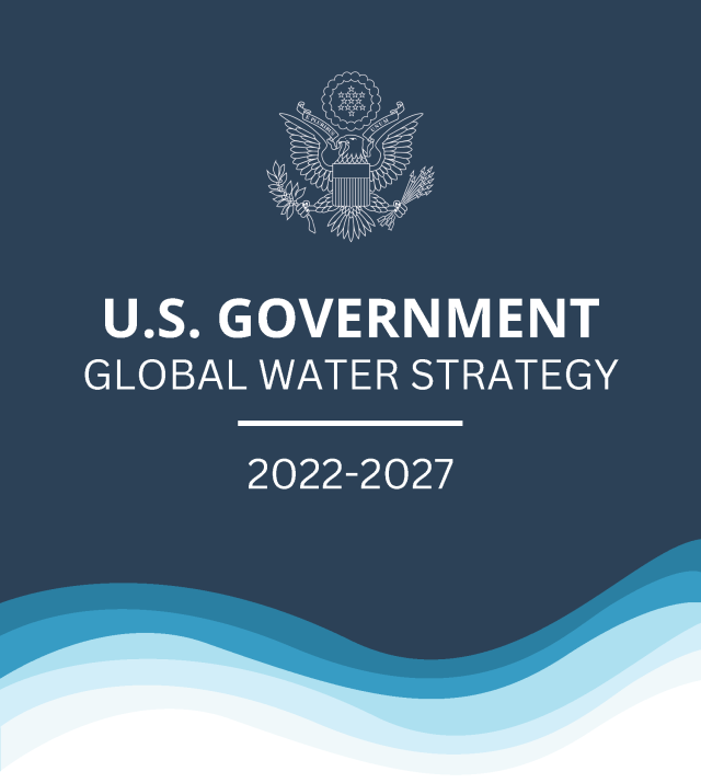 Cover page for U.S. Government Global Water Strategy (2022-2027)