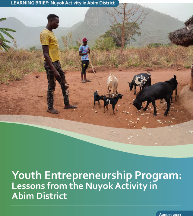 Cover Page for Youth Entrepreneurship Program: Lessons from the Nuyok Activity in Abim District